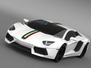lamborghini aventador lp 700 4 nazionale lb834 201 3D Модель