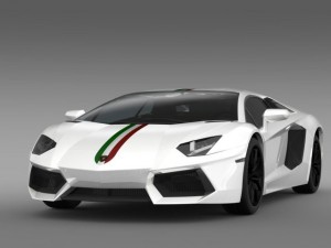 lamborghini aventador lp 700 4 nazionale lb834 201 3D 모델
