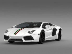 lamborghini aventador lp 700 4 nazionale lb834 201 3D 모델