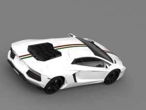 lamborghini aventador lp 700 4 nazionale lb834 201 3D 모델