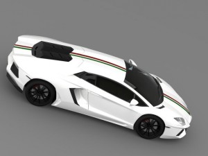 lamborghini aventador lp 700 4 nazionale lb834 201 3D 모델