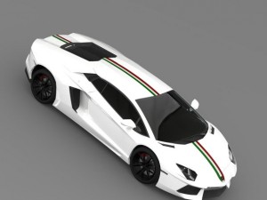 lamborghini aventador lp 700 4 nazionale lb834 201 3D 모델