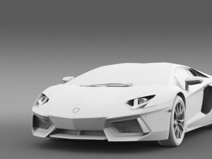 lamborghini aventador lp 700 4 nazionale lb834 201 3D 모델