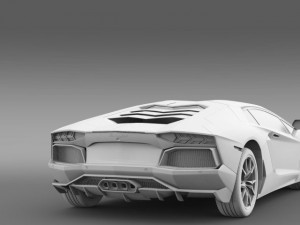 lamborghini aventador lp 700 4 nazionale lb834 201 3D 모델