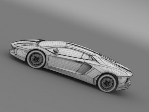 lamborghini aventador lp 700 4 nazionale lb834 201 3D 모델