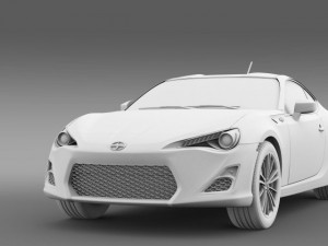 scion fr s 10 series 2013 3D 모델