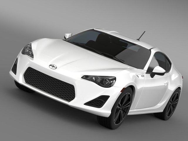 scion fr s 2012 3D Модель .c4d .max .obj .3ds .fbx .stl .blend 