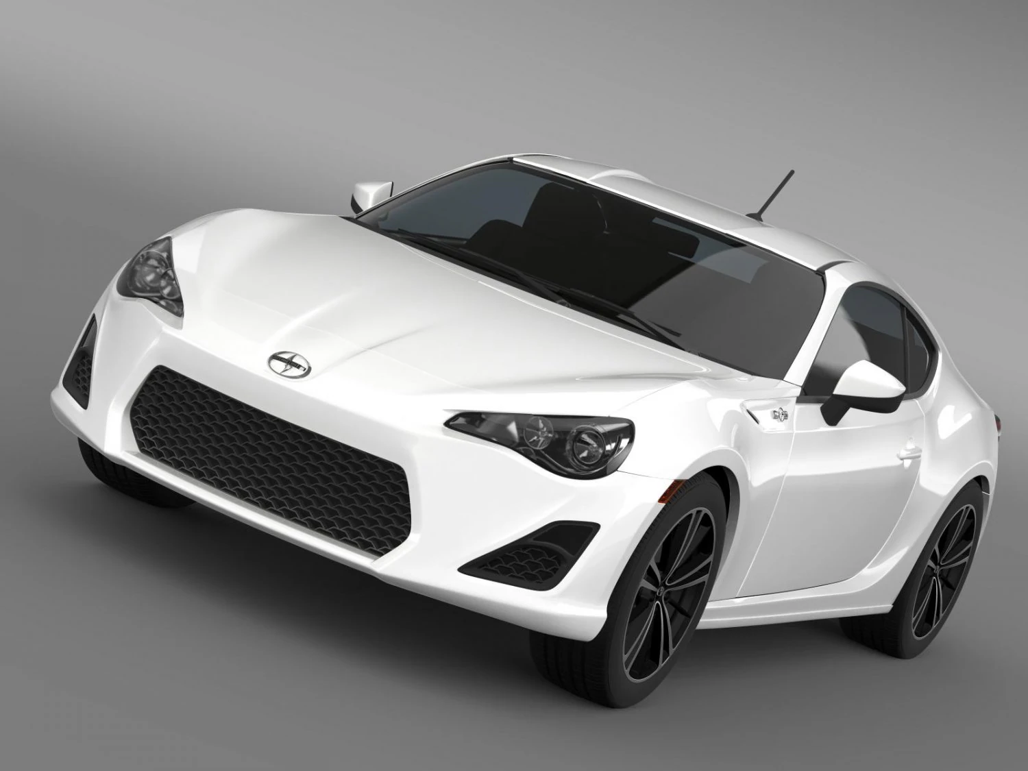 scion fr s 2012 3D Model .c4d .max .obj .3ds .fbx .stl .blend 