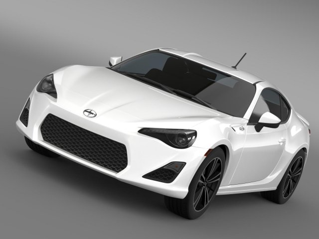 scion fr s monogram 2014 3D Model .c4d .max .obj .3ds .fbx .stl .blend 