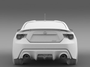 scion fr s monogram 2014 3D Model