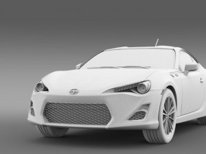 scion fr s monogram 2014 3D Model