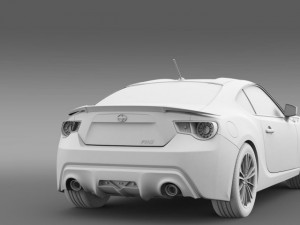 scion fr s monogram 2014 3D Model