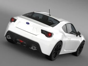 subaru brz 20r zc6 2012 3D Model