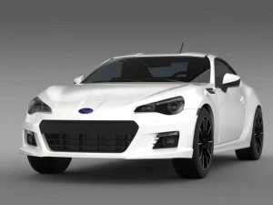 subaru brz 20r zc6 2012 3D Model