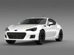 subaru brz 20r zc6 2012 3D Model