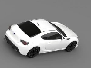 subaru brz 20r zc6 2012 3D Model