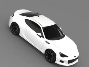 subaru brz 20r zc6 2012 3D Model
