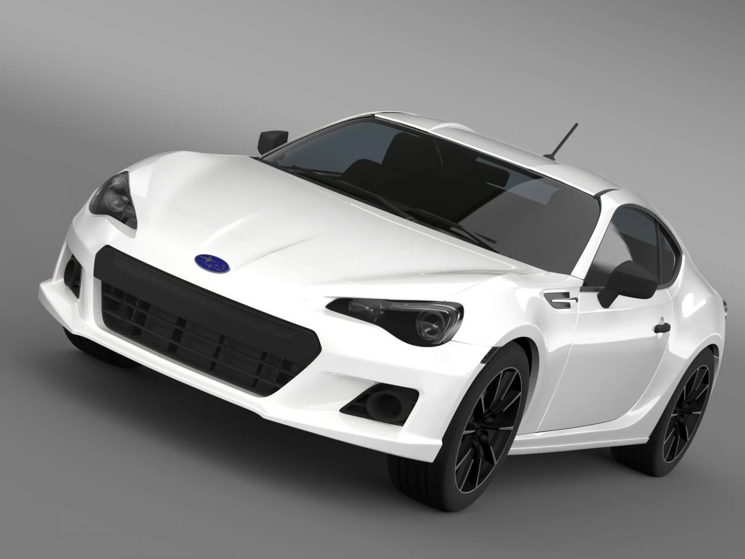 subaru brz 20ra zc6 2012 3D Model .c4d .max .obj .3ds .fbx .stl .blend 