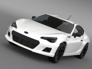 斯巴鲁 BRZ 20RA ZC6 2012 3D 模型