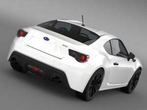 subaru brz 20ra zc6 2012 3D Model