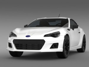 subaru brz 20ra zc6 2012 3D Model