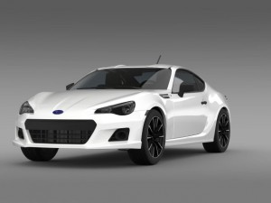 subaru brz 20ra zc6 2012 3D Model