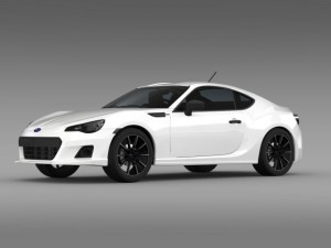 subaru brz 20ra zc6 2012 3D Model
