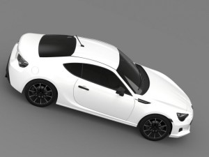 subaru brz 20ra zc6 2012 3D Model