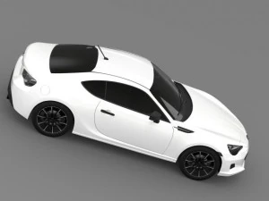 subaru brz 20ra zc6 2012 3D Model