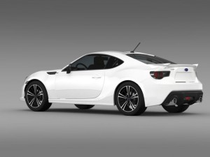subaru brz aero package zc6 2012 3Dモデル