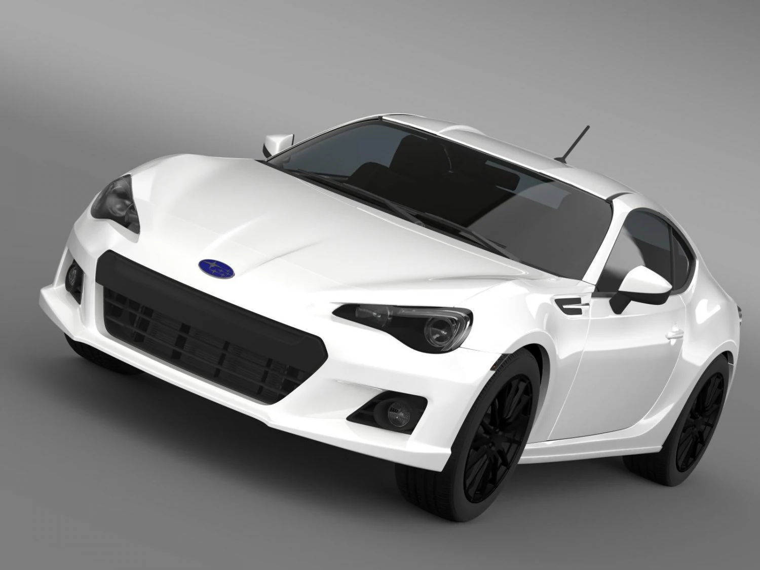 subaru brz premium sport package zc6 2013 3D Model .c4d .max .obj .3ds .fbx .stl .blend
