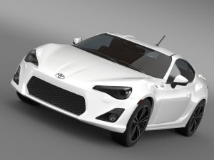 toyota 86 gt limited 2012 3Dモデル