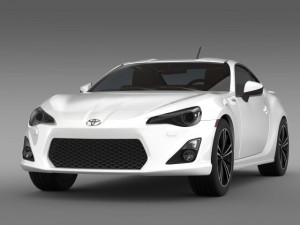 toyota 86 gt limited 2012 3D Model
