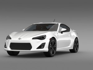 toyota 86 gt limited 2012 3D Model