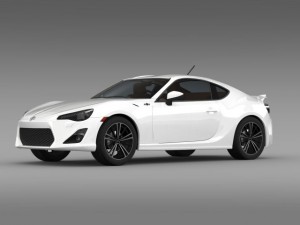 toyota 86 gt limited 2012 3D Model