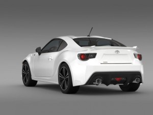 toyota 86 gt limited 2012 3D Model