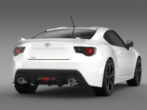 toyota 86 gt limited 2012 3D Model