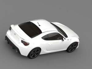 toyota 86 gt limited 2012 3D Model