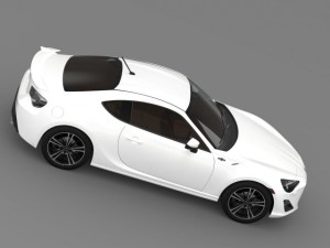 toyota 86 gt limited 2012 3D Model
