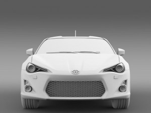 toyota 86 gt limited 2012 3D Model