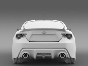 toyota 86 gt limited 2012 3D Model