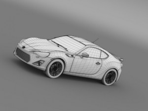 toyota 86 gt limited 2012 3D Model