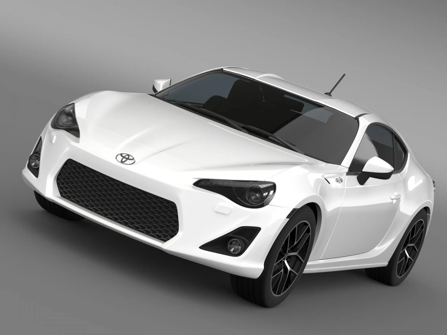 toyota 86 prototype 2011 3D Model .c4d .max .obj .3ds .fbx .stl .blend 