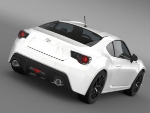 toyota 86 prototype 2011 3D 模型