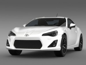 toyota 86 prototype 2011 3D 模型