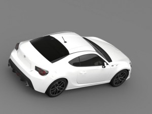 toyota 86 prototype 2011 3D 模型