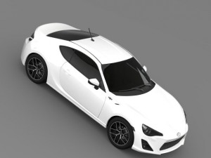 toyota 86 prototype 2011 3D 模型