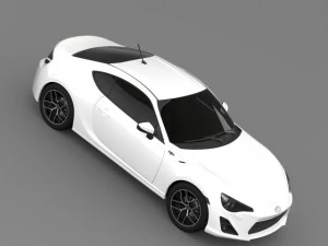 toyota 86 prototype 2011 3D Model