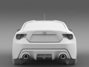 toyota 86 prototype 2011 3D 模型