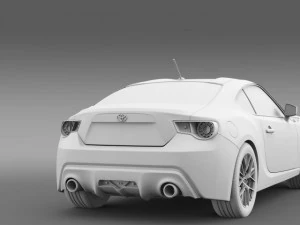 toyota 86 prototype 2011 3D Model